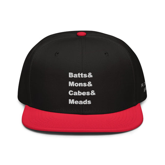 Production Apparel 2nd AC Abbrevs Hat Red / Black / Black