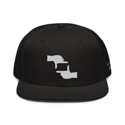 Production Apparel Camera Hands Hat Black