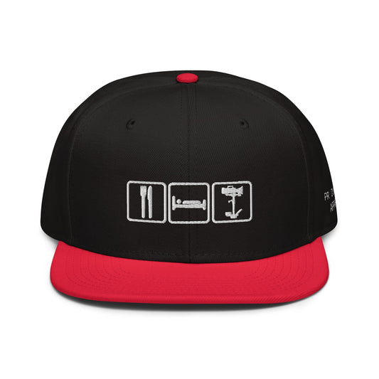 Production Apparel Eat Sleep Steadicam Hat Red / Black / Black