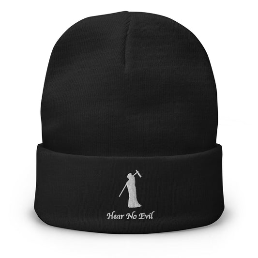 Production Apparel Hear No Evil Beanie Black