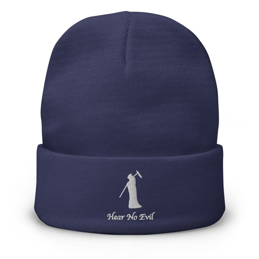 Production Apparel Hear No Evil Beanie Navy