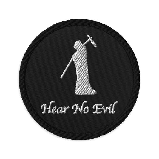 Production Apparel Hear No Evil Patch Black