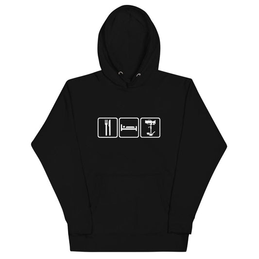 Production Apparel Hoodies Eat Sleep Steadicam Black / S