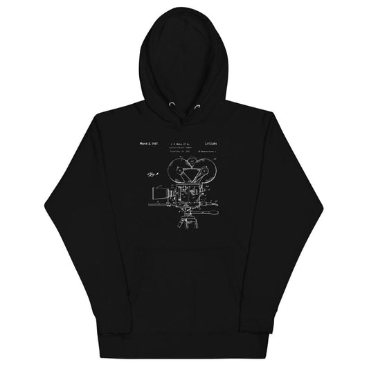 Production Apparel Hoodies Film Camera Patent Black / S