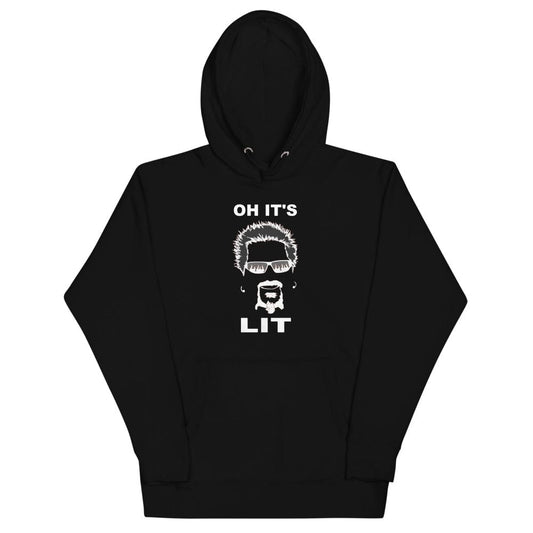 Production Apparel Hoodies Oh It's Lit Black / S