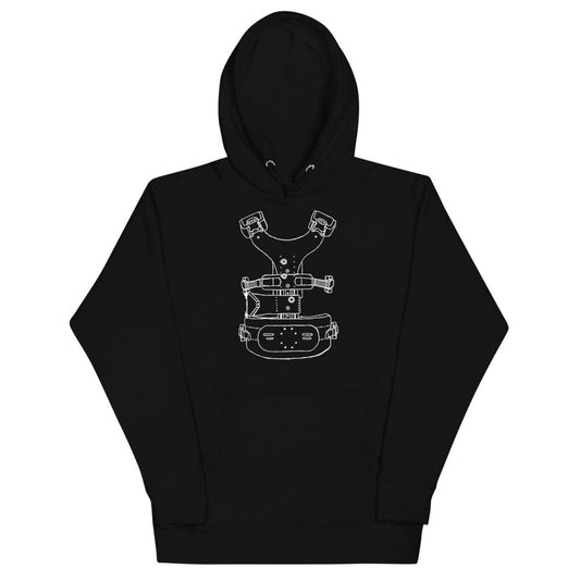 Production Apparel Hoodies Steadi Vest Outline Black / S