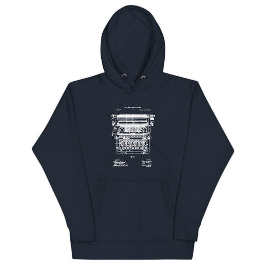 Production Apparel Hoodies Typewriter Patent Navy Blazer / S