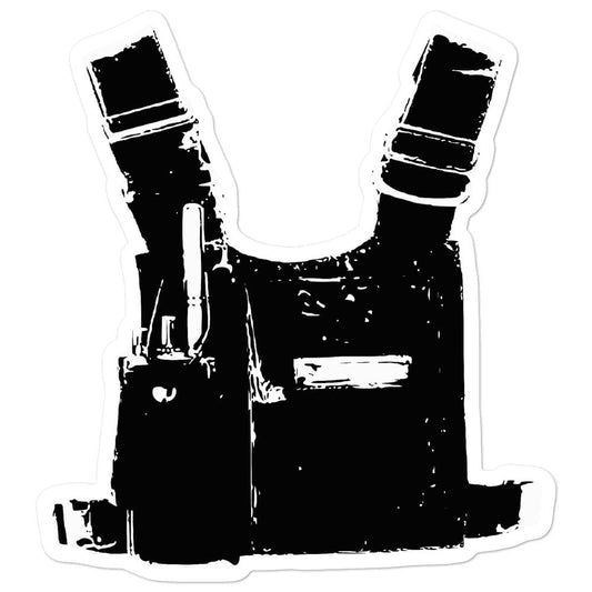 Production Apparel Stickers Camera Bra 5.5x5.5