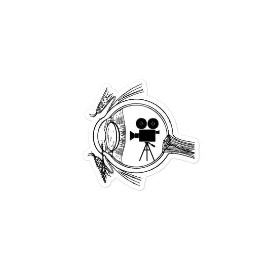 Production Apparel Stickers Camera Eye 3x3