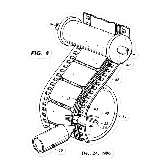 Production Apparel Stickers Film Patent 5.5x5.5