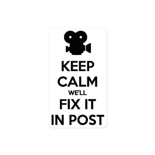 Production Apparel Stickers Keep Calm... 4x4