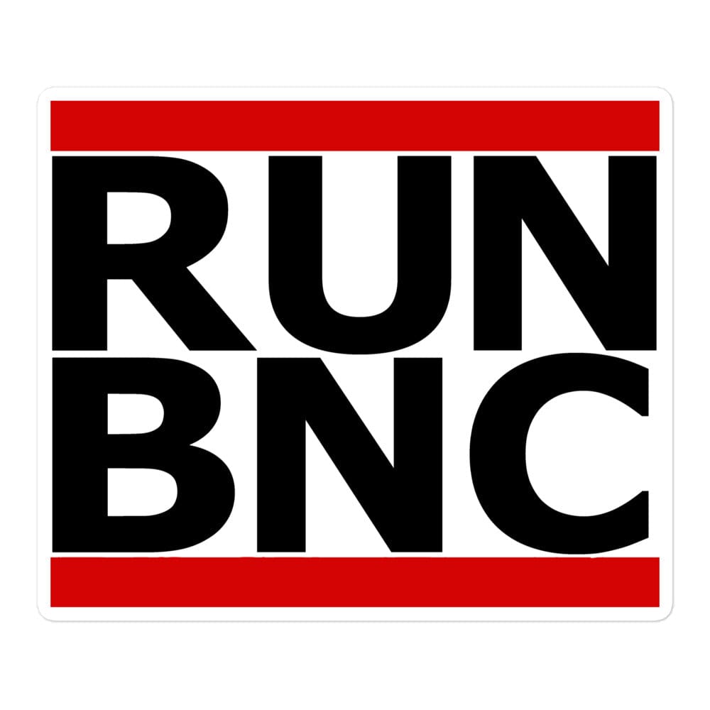 Production Apparel Stickers Run BNC 5.5x5.5