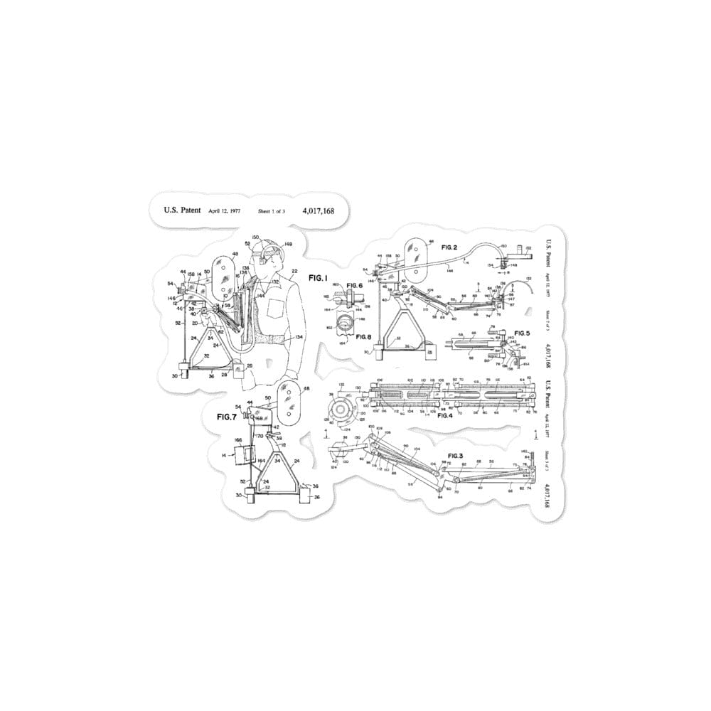 Production Apparel Stickers Steadicam Patent 4x4