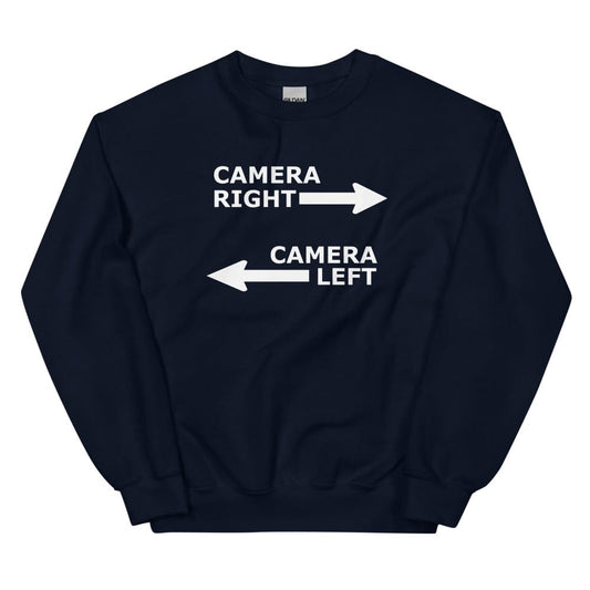 Production Apparel Sweaters Camera Right - Camera Left Navy / S
