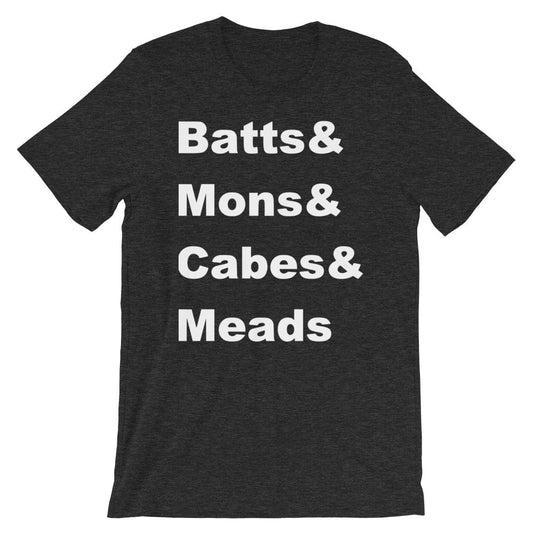 Production Apparel T-Shirts 2nd AC Abbrevs Dark Grey Heather / XS