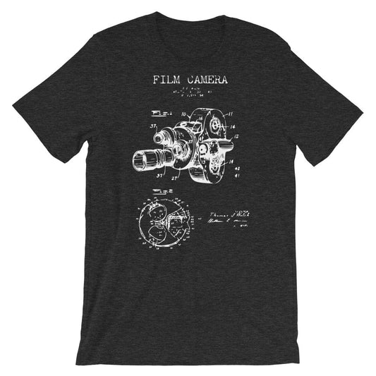 Production Apparel T-Shirts Camera Patent Dark Grey Heather / XS