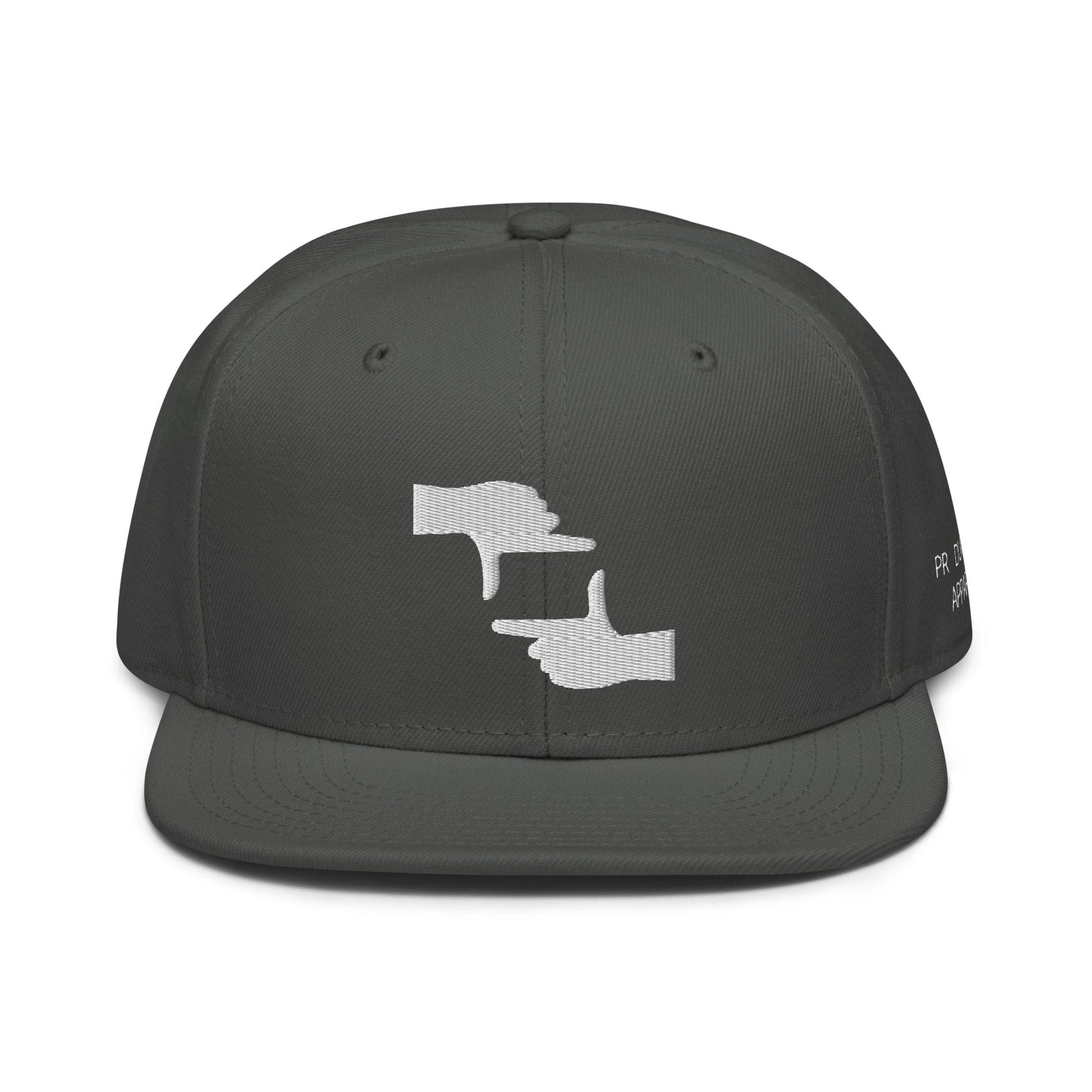 Production Apparel Camera Hands Hat Charcoal gray
