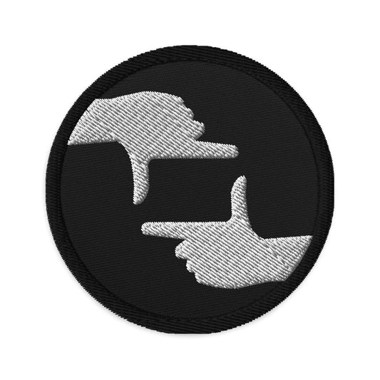 Production Apparel Camera Hands Patch