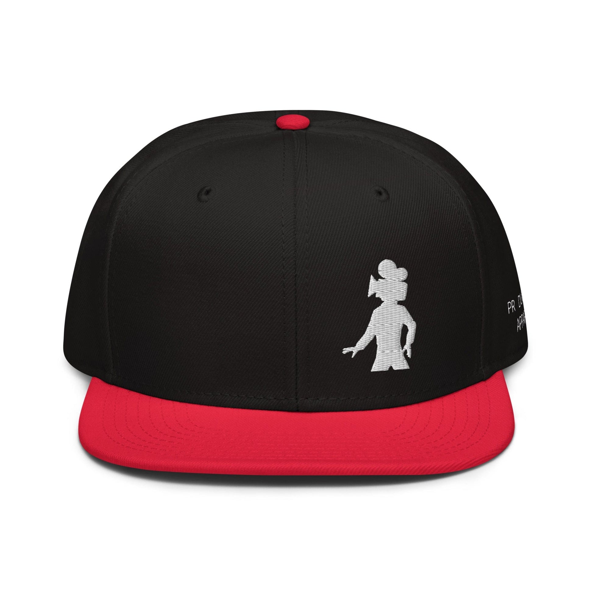 Production Apparel Camera Head Man Hat Red / Black / Black
