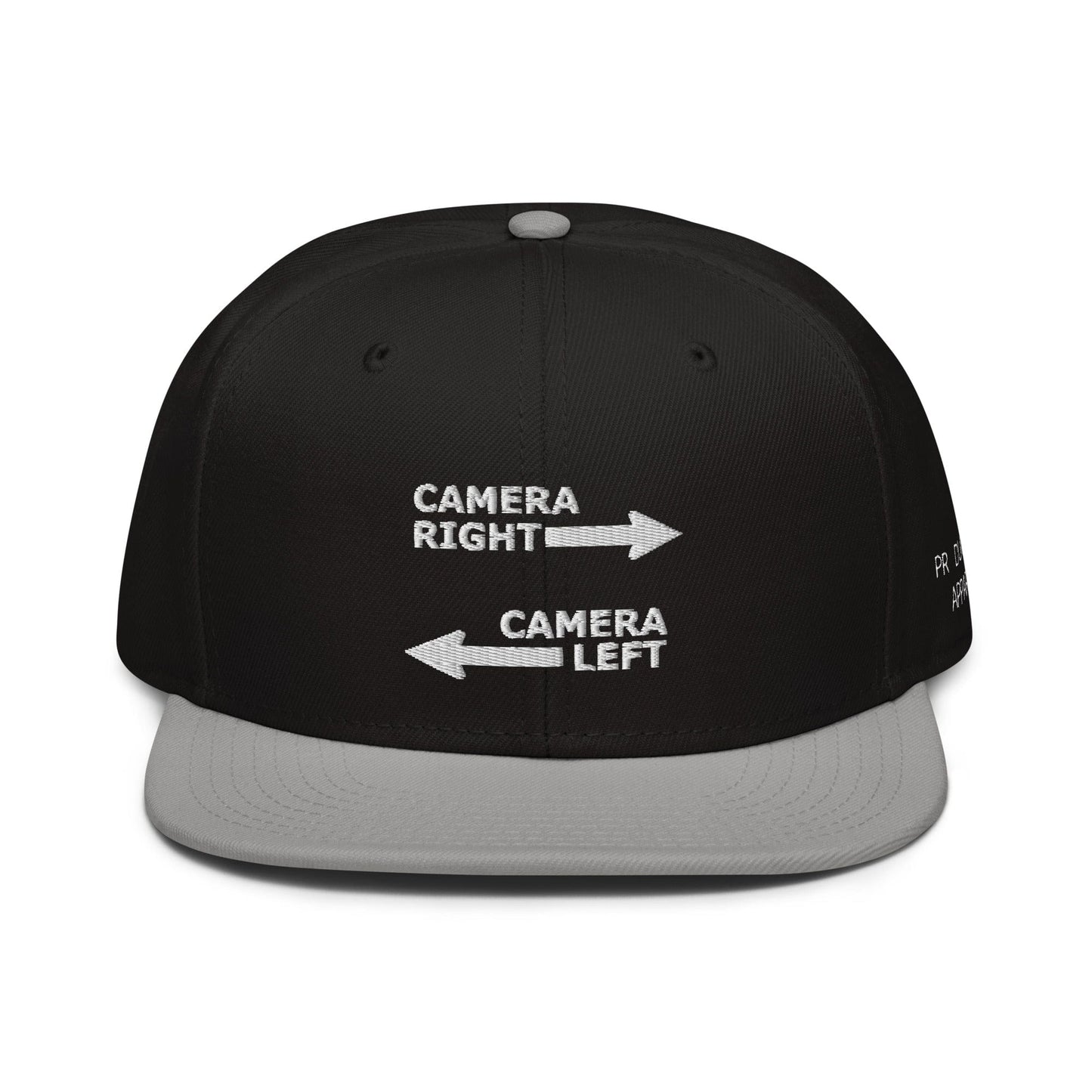 Production Apparel Camera Right - Camera Left Hat Gray / Black / Black