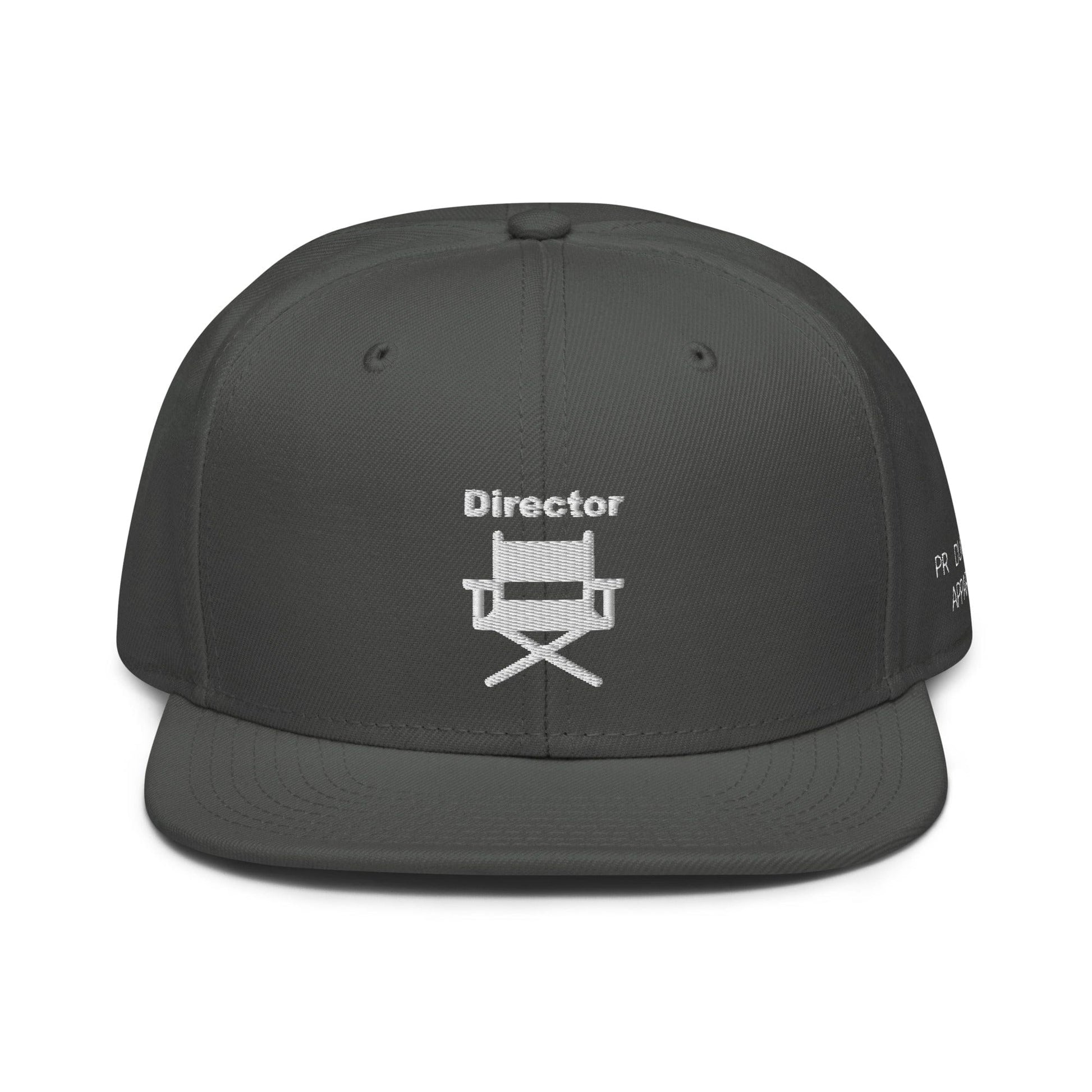 Production Apparel Director Hat Charcoal gray