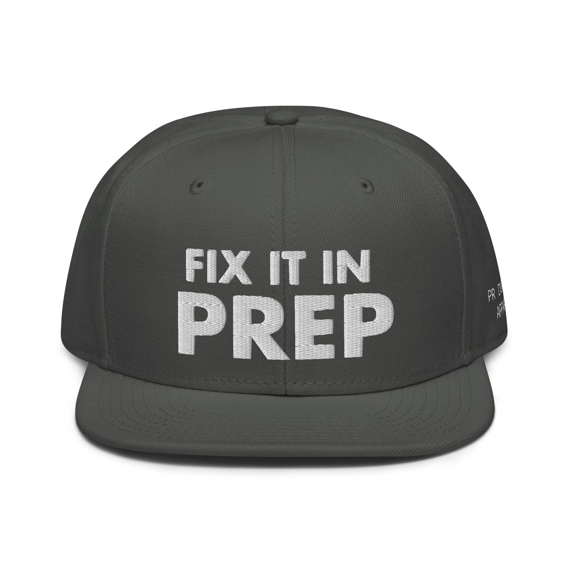 Production Apparel Fix It In Prep Hat Charcoal gray
