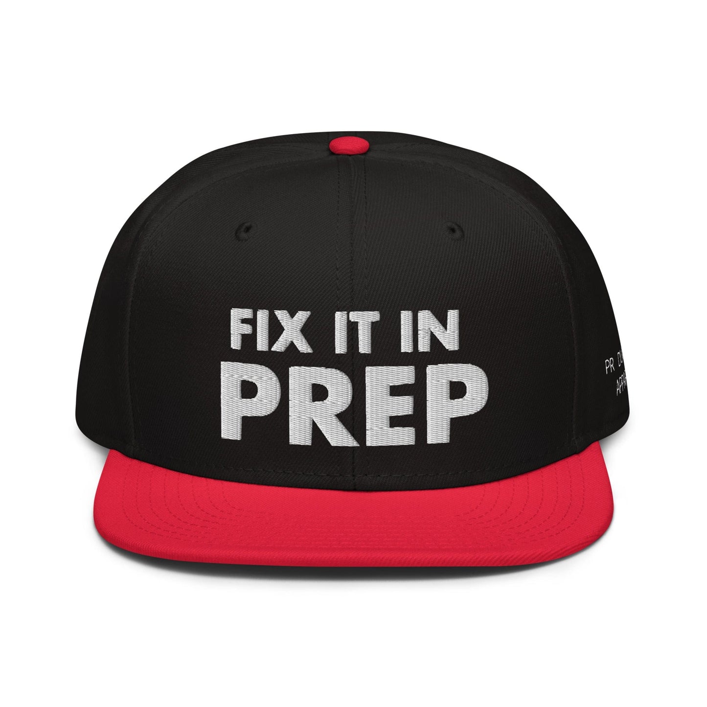 Production Apparel Fix It In Prep Hat Red / Black / Black