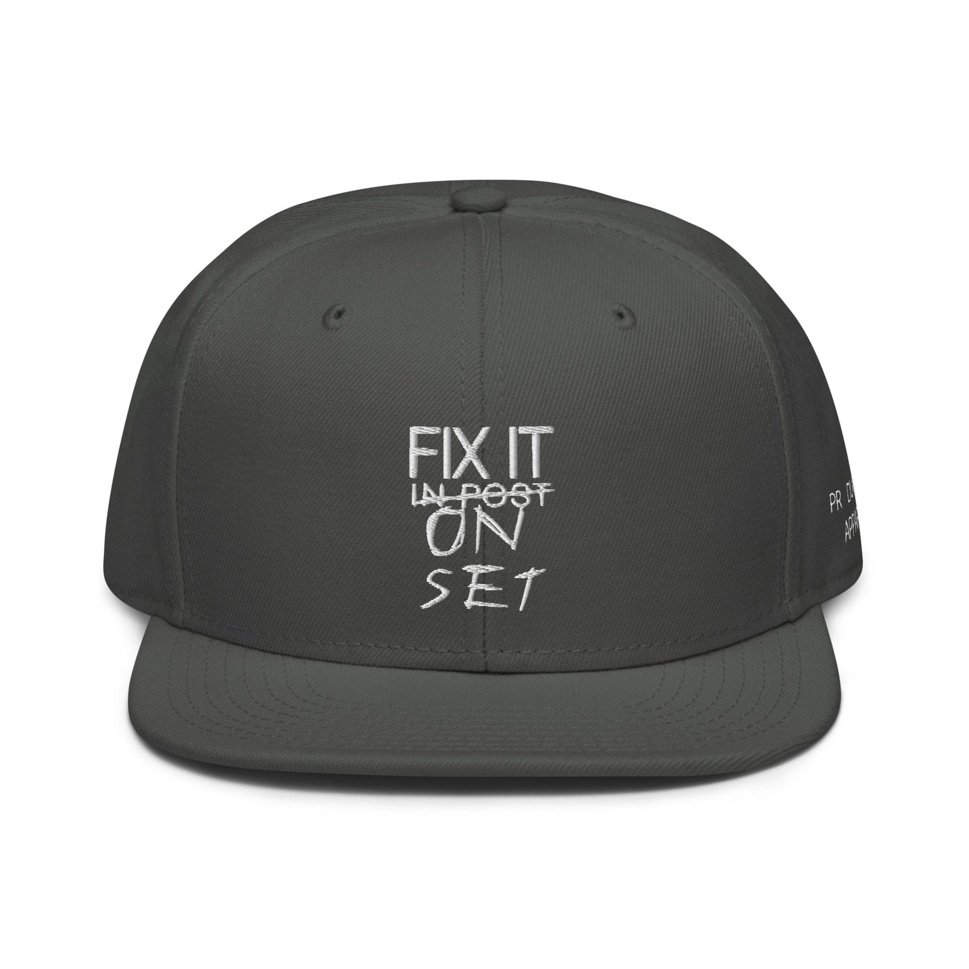 Production Apparel Fix It On Set Hat Charcoal gray