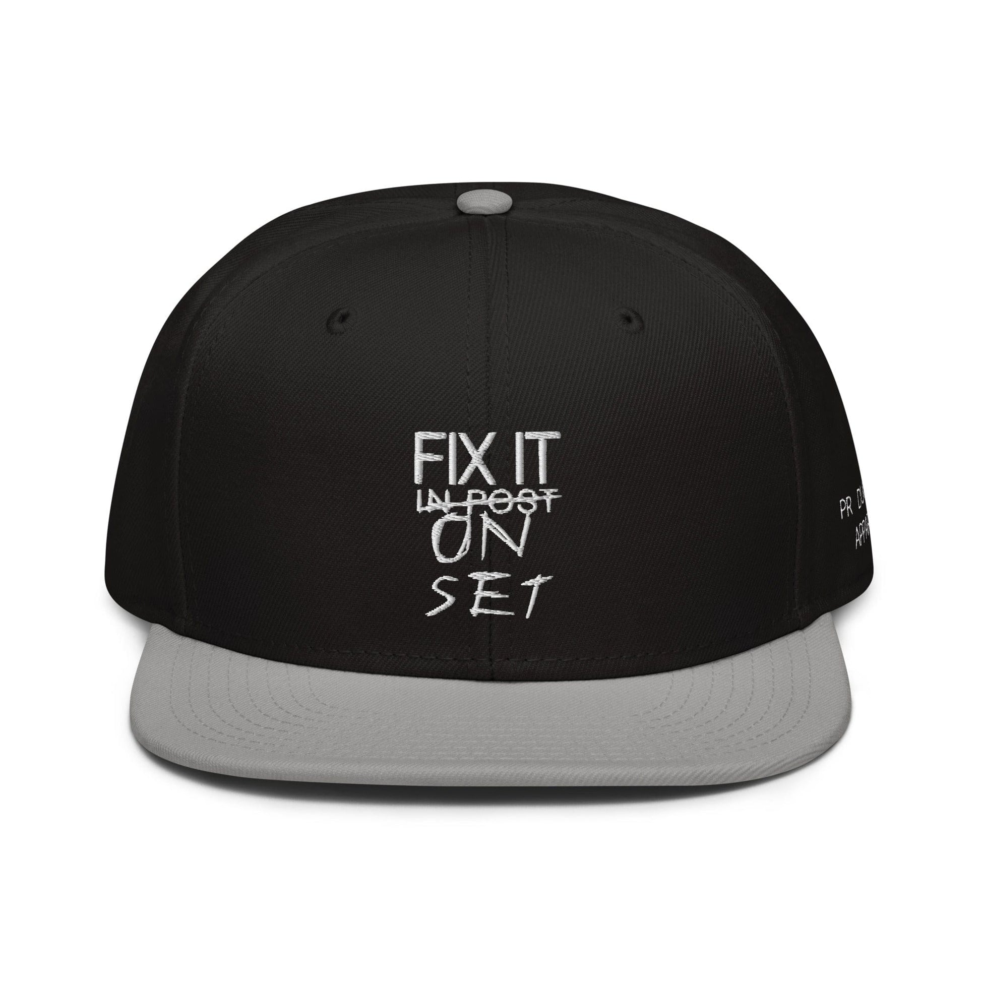 Production Apparel Fix It On Set Hat Gray / Black / Black