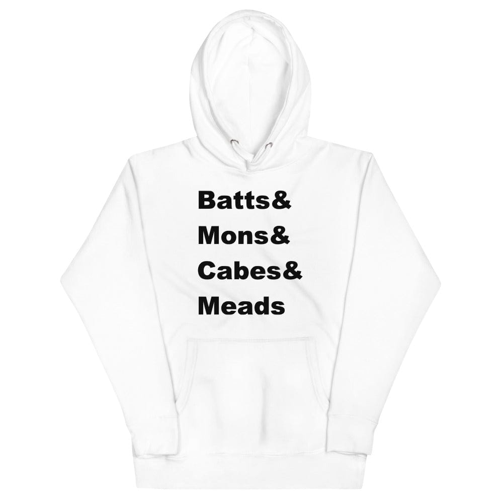 Production Apparel Hoodies 2nd AC Abbrevs White / S
