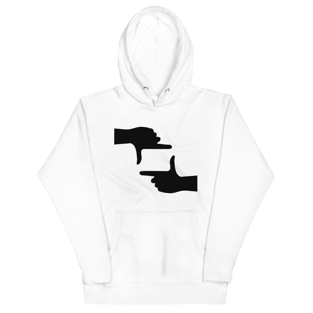 Production Apparel Hoodies Camera Hands White / S