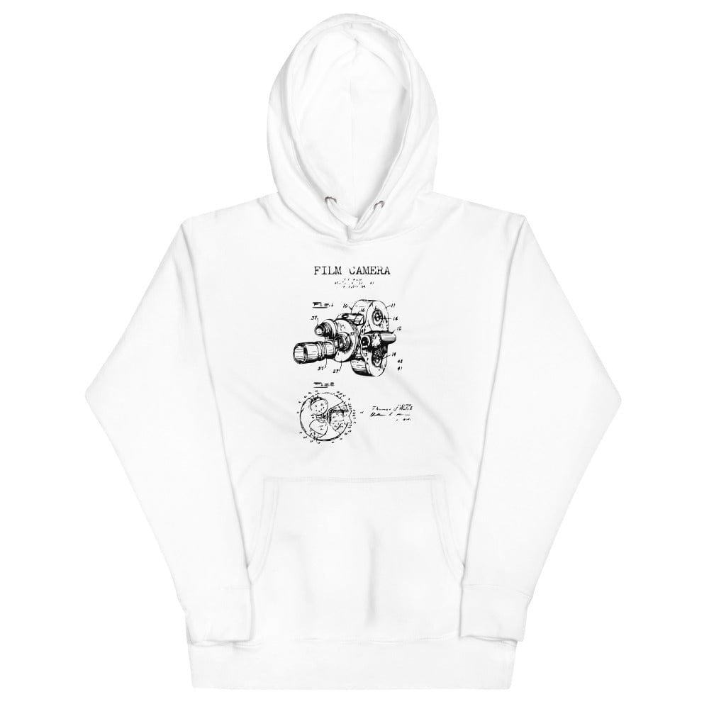 Production Apparel Hoodies Camera Patent White / S