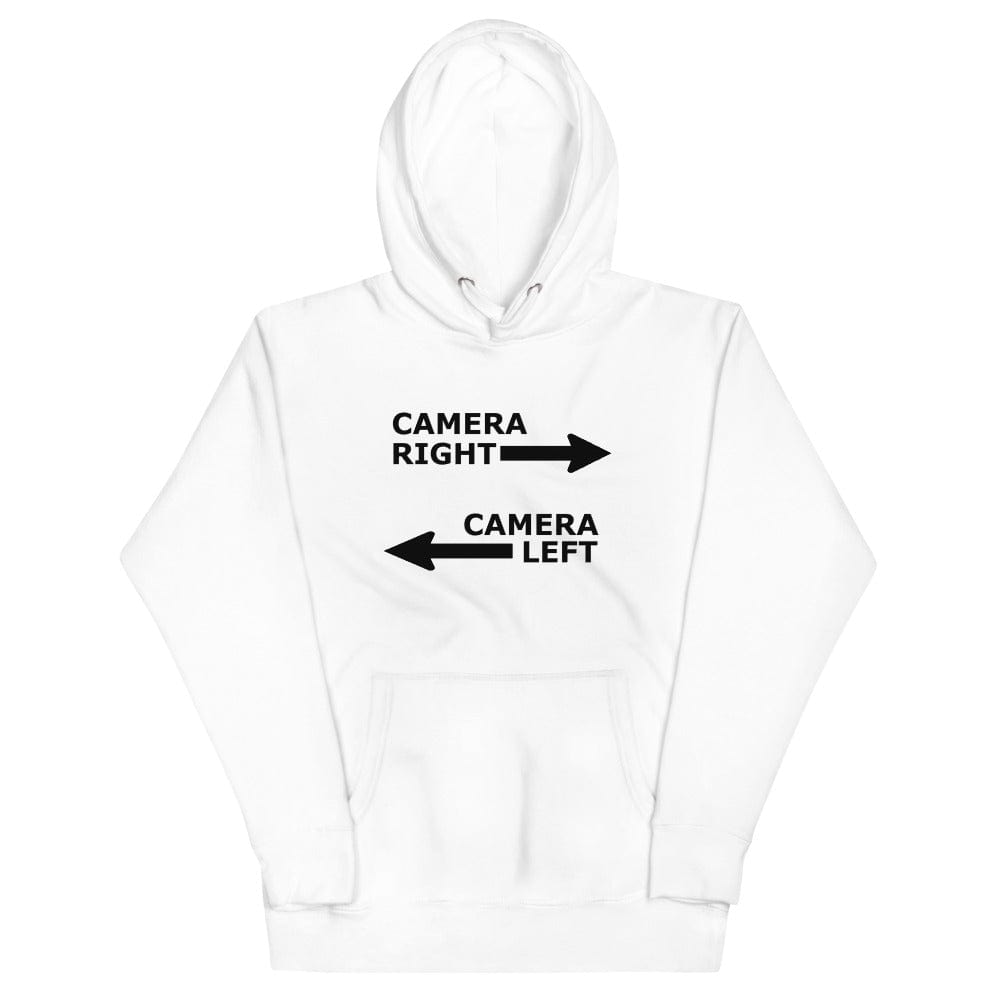 Production Apparel Hoodies Camera Right - Camera Left White / S