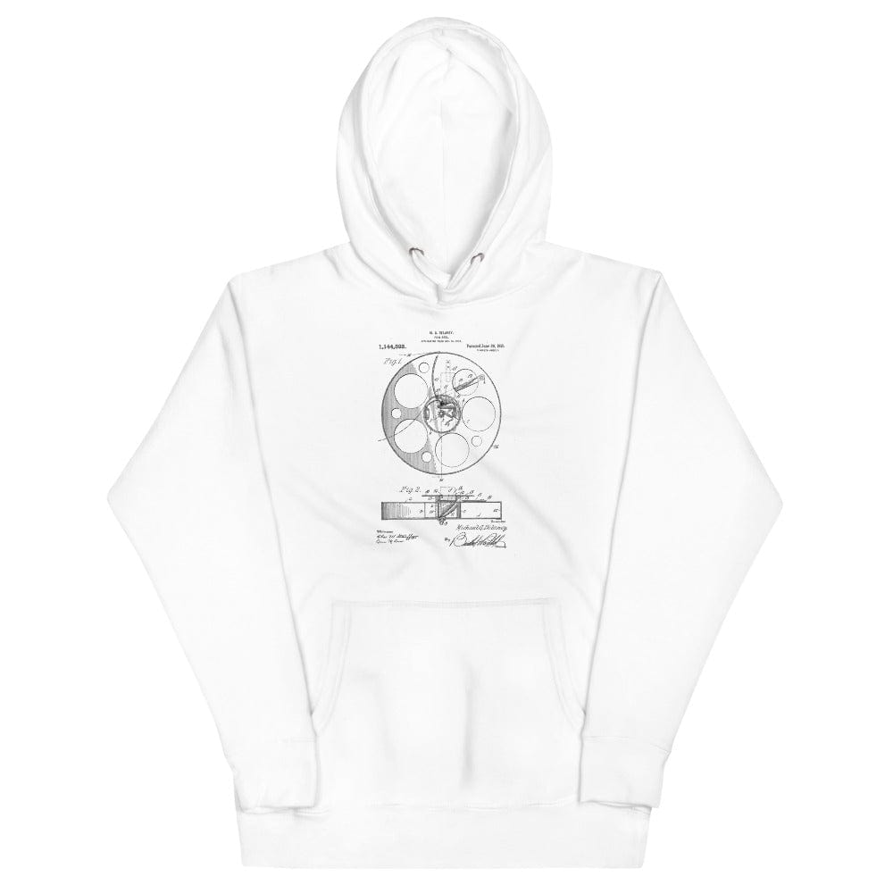 Production Apparel Hoodies Film Reel Patent White / S
