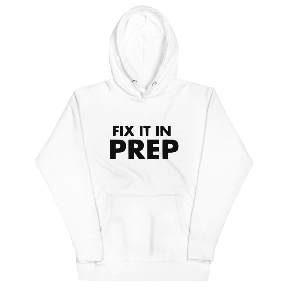 Production Apparel Hoodies Fix It In Prep White / S
