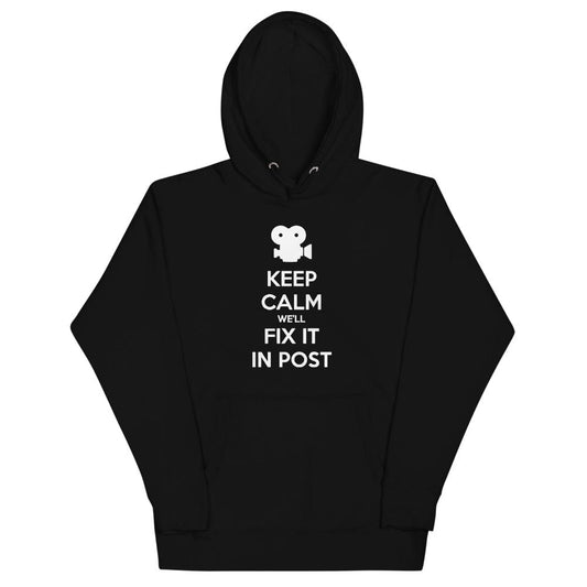 Production Apparel Hoodies Keep Calm We'll Fix It In Post Black / S