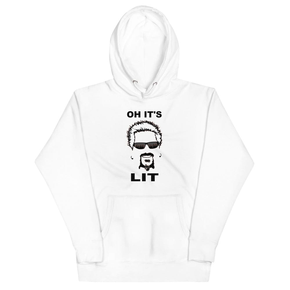 Production Apparel Hoodies Oh It's Lit White / S