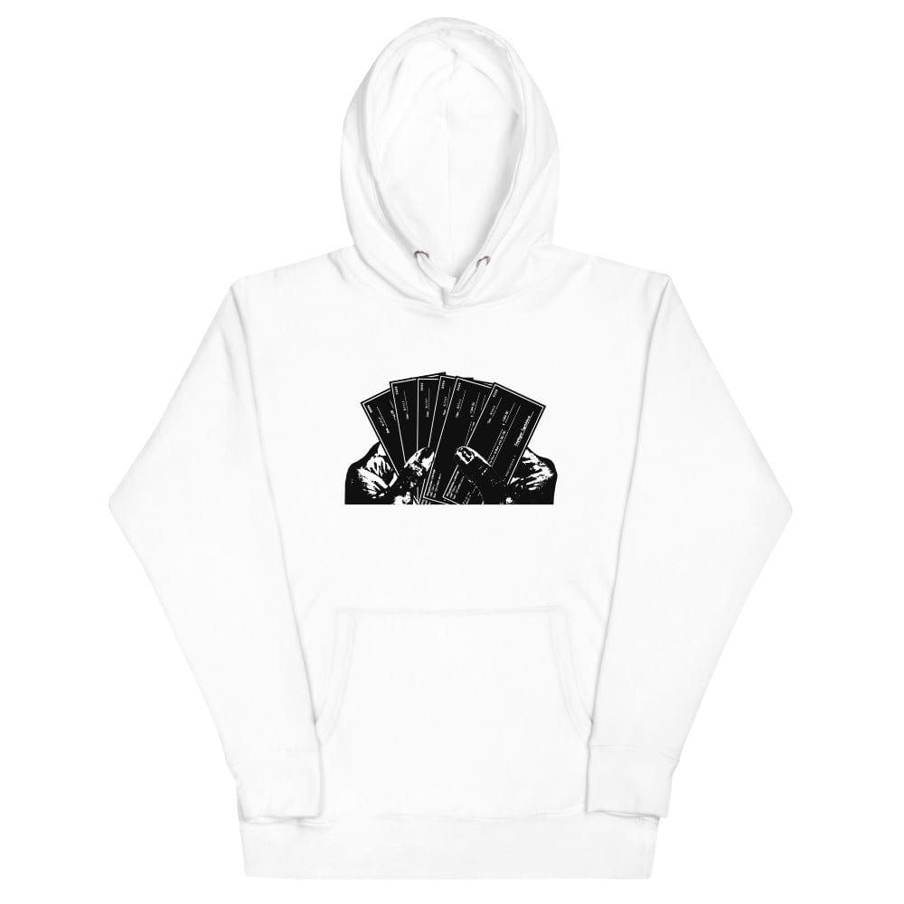 Production Apparel Hoodies Paycheck Poker White / S