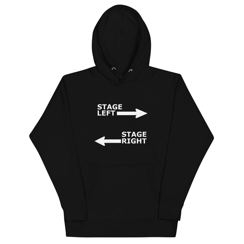 Production Apparel Hoodies Stage Left - Stage Right Black / S