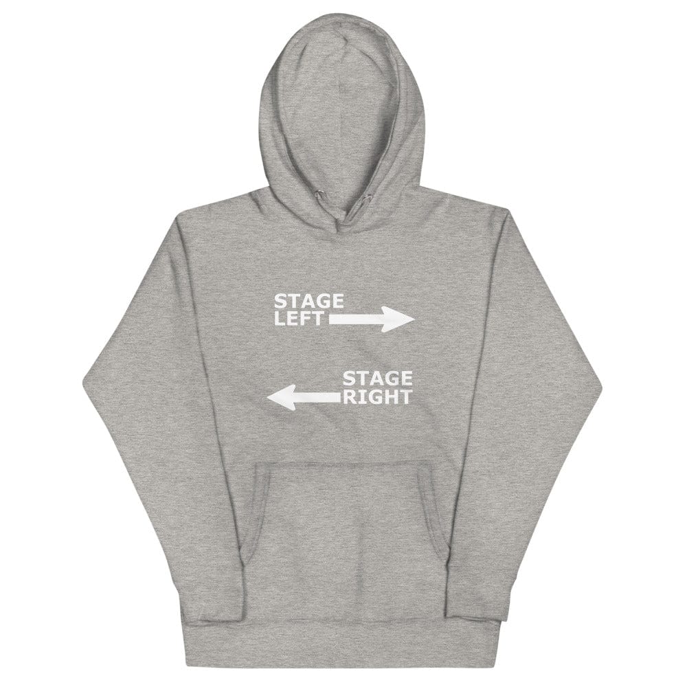 Production Apparel Hoodies Stage Left - Stage Right Carbon Grey / S