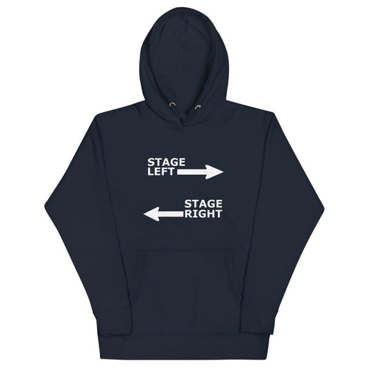 Production Apparel Hoodies Stage Left - Stage Right Navy Blazer / S