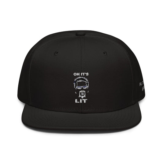Production Apparel Oh It's Lit Hat Black
