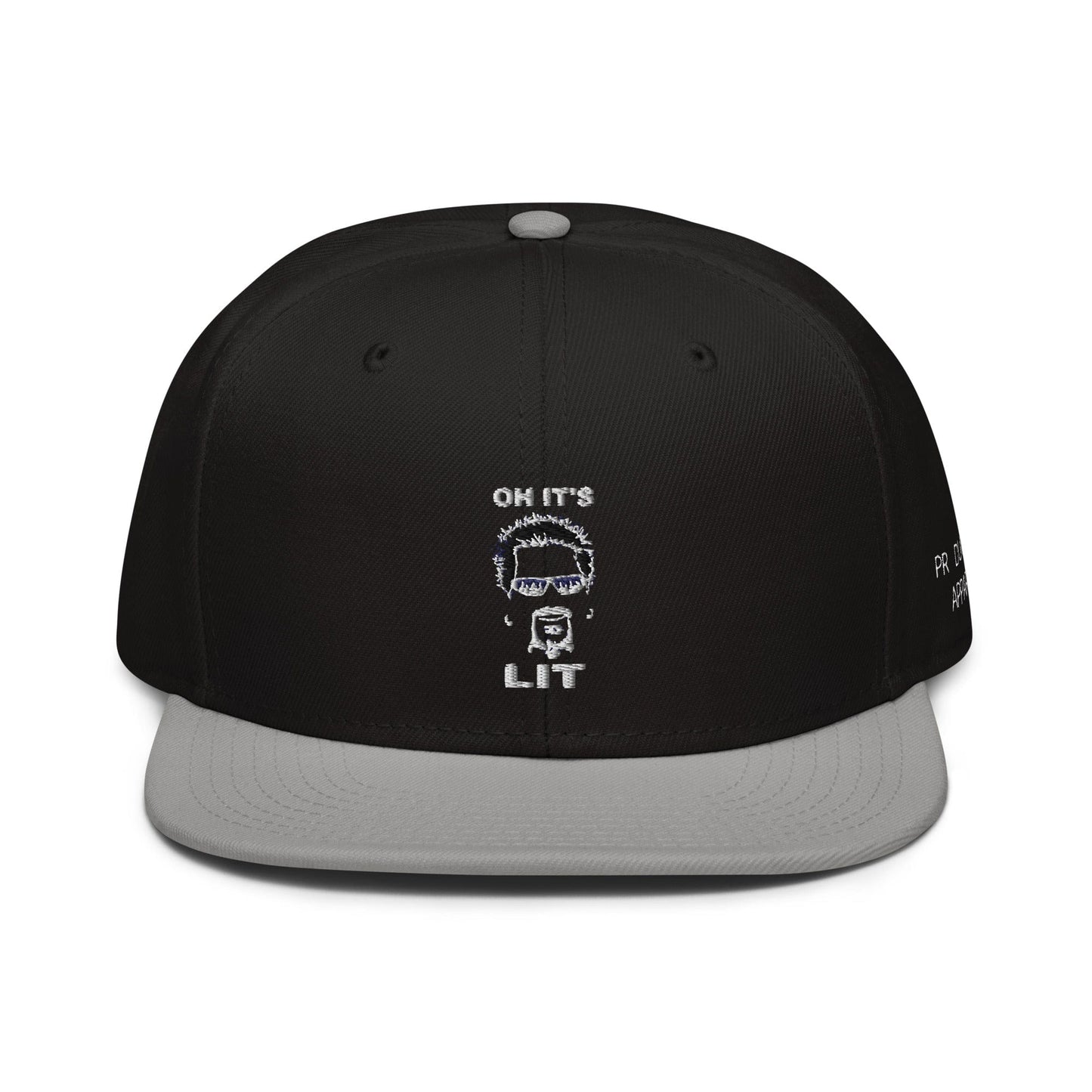 Production Apparel Oh It's Lit Hat Gray / Black / Black