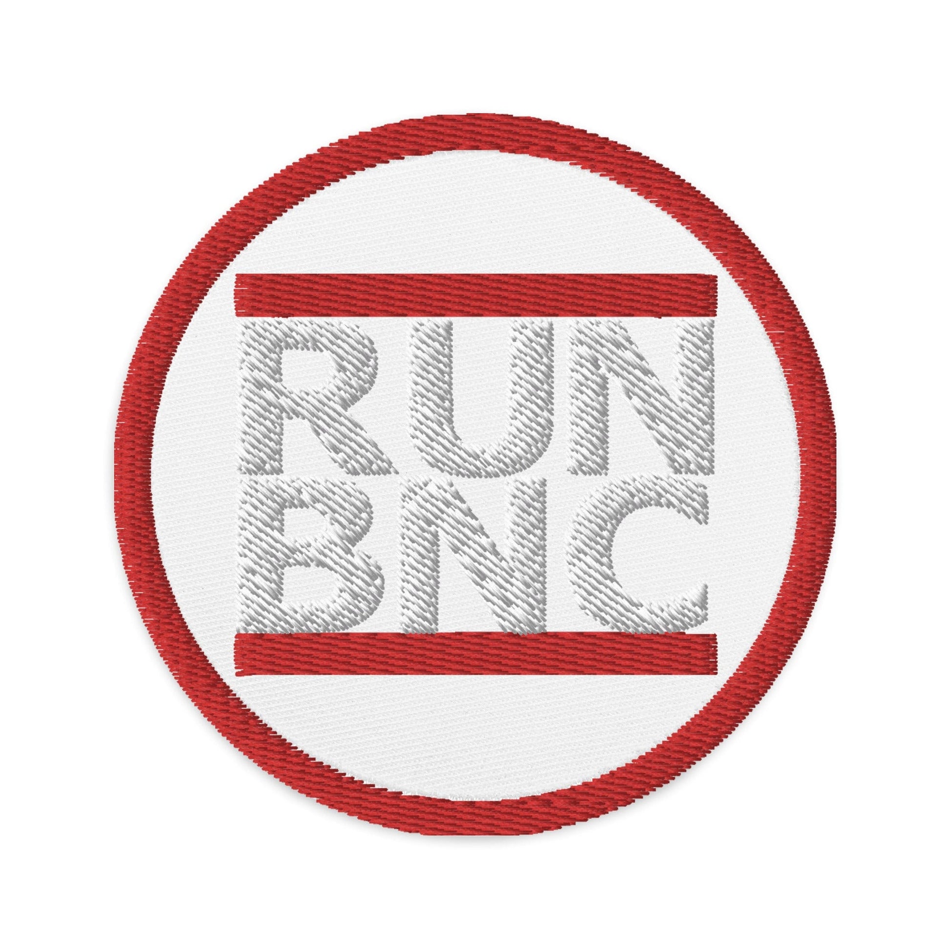 Production Apparel RUN BNC Patch White