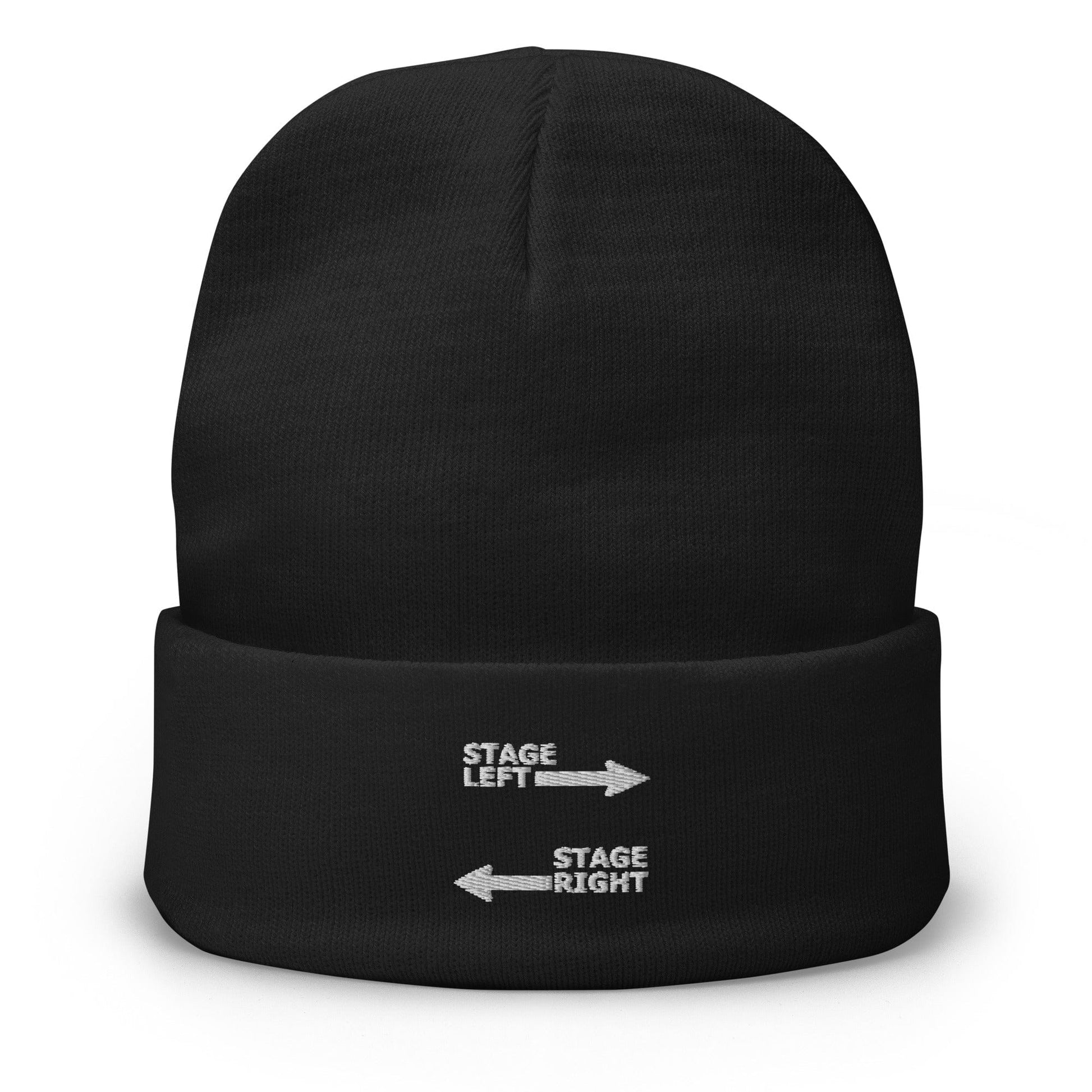 Production Apparel Stage Left - Stage Right Beanie Black