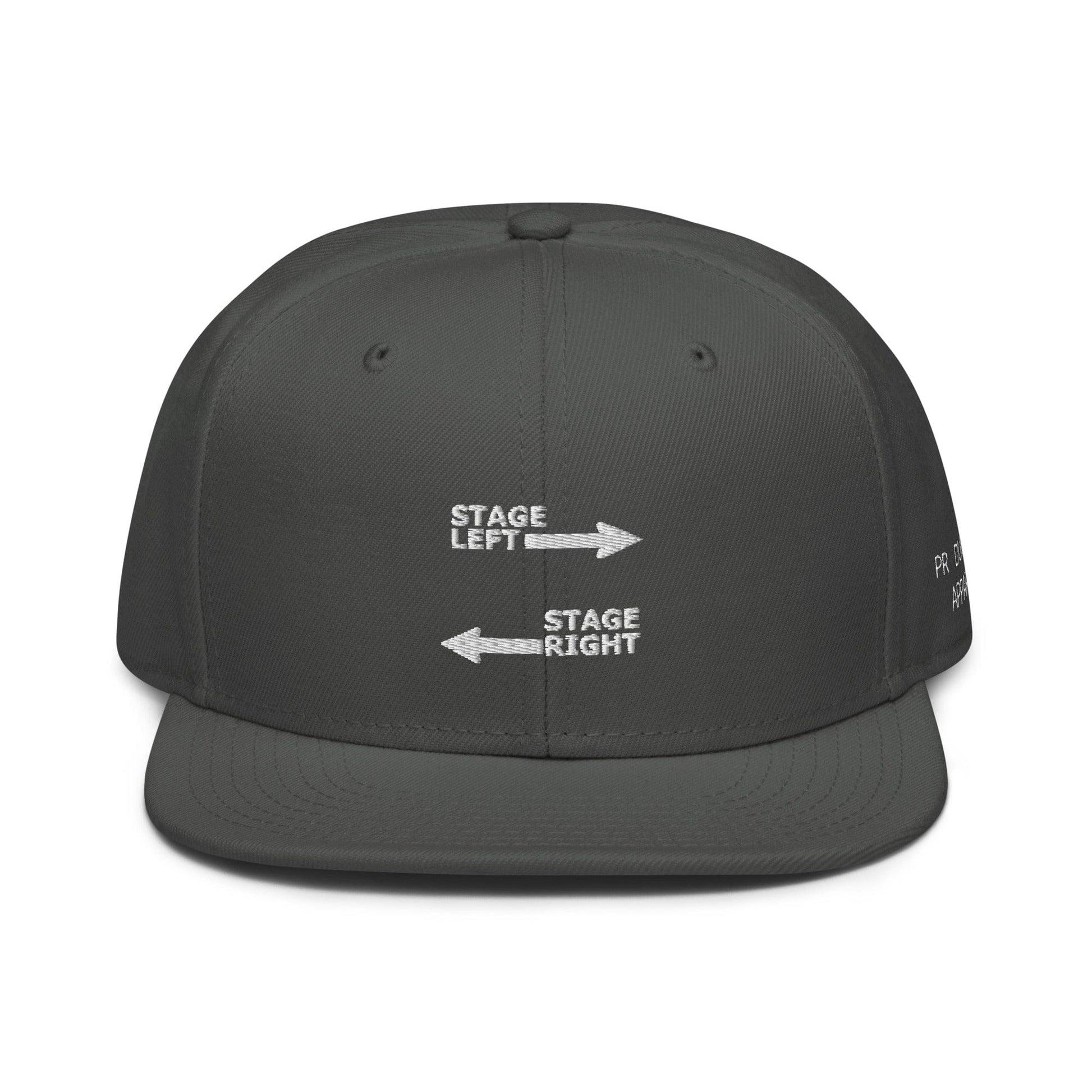 Production Apparel Stage Left - Stage Right Hat Charcoal gray