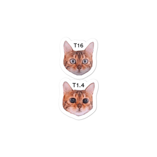 Production Apparel Stickers Cat Stops 3x3