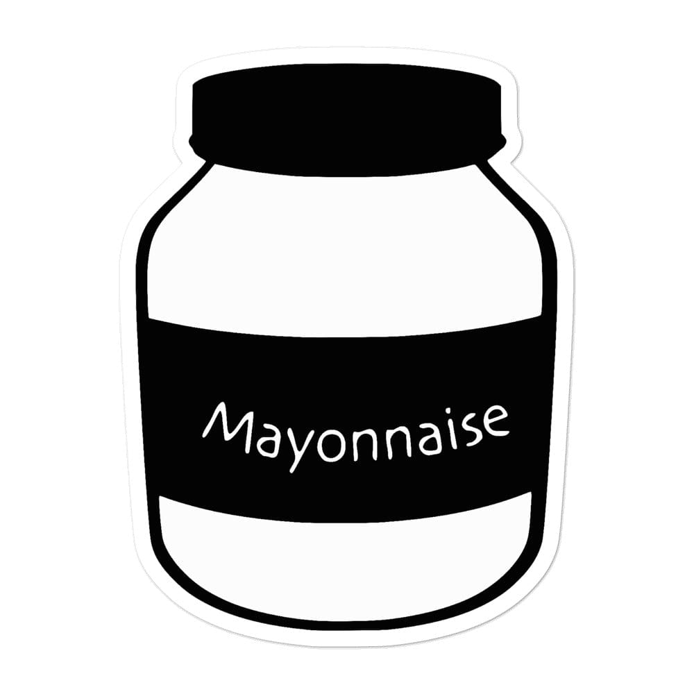 Production Apparel Stickers Mayonaise Commercial 5.5x5.5