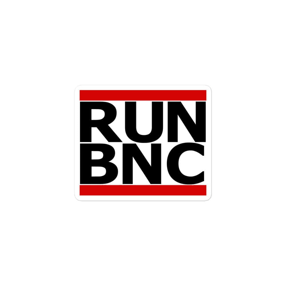 Production Apparel Stickers Run BNC 3x3