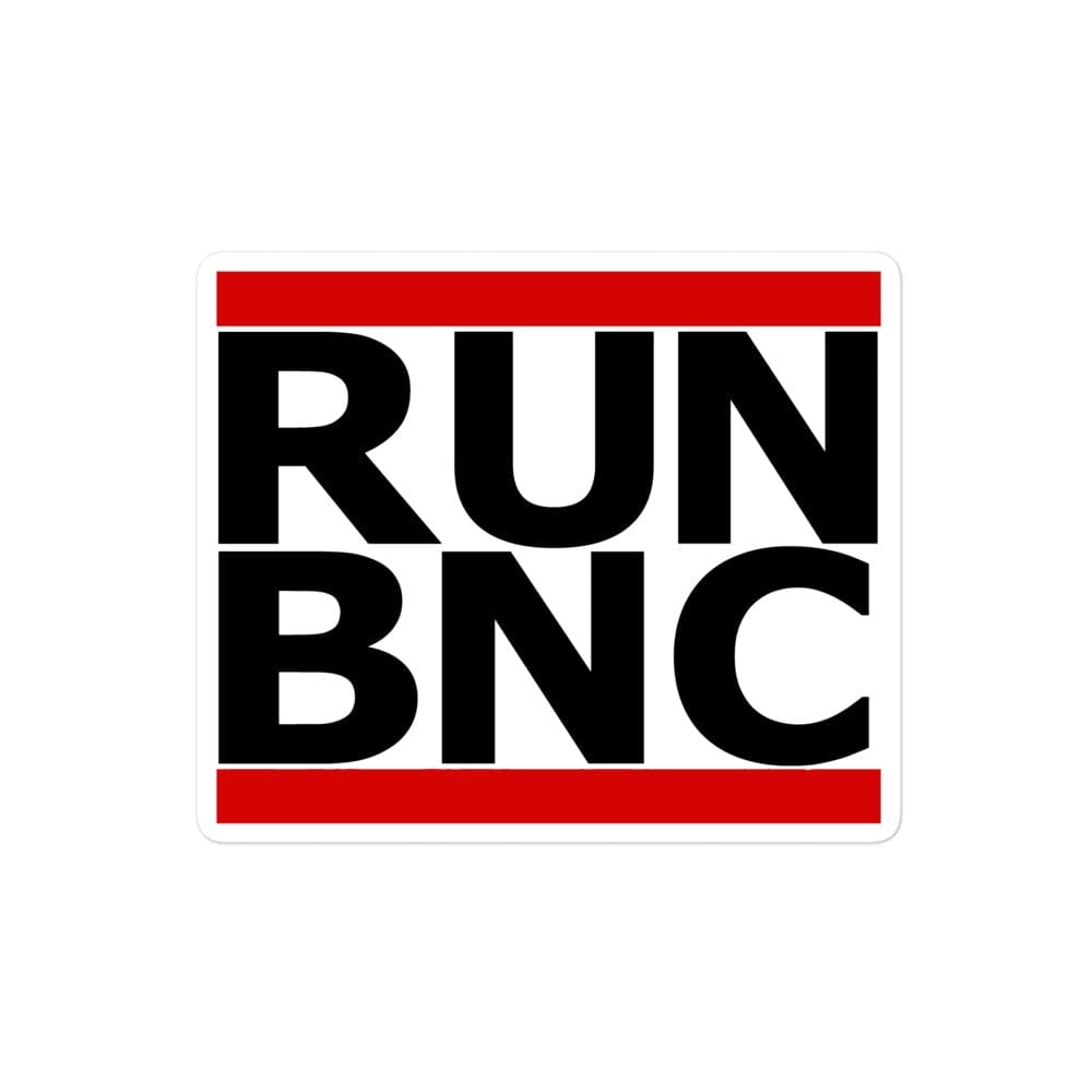 Production Apparel Stickers Run BNC 4x4